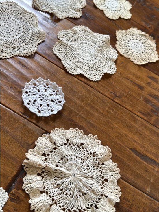 Handmade Crochet Doily lot - Picture 4 of 4